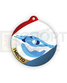 Медаль плавание